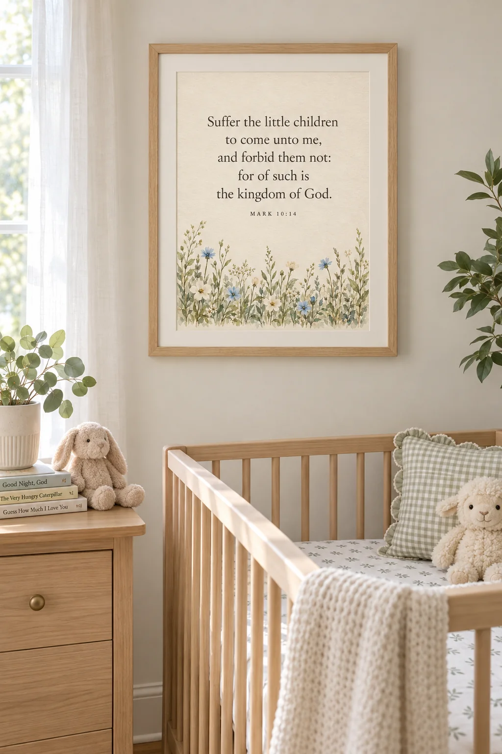 Little Blessing, hanging in a nursery